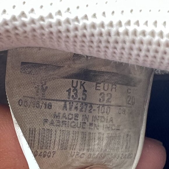 Nike Air Force 1 LV8 Utility PS Overbranding Black White AV4272-100 Size 1Y - Picture 12 of 12